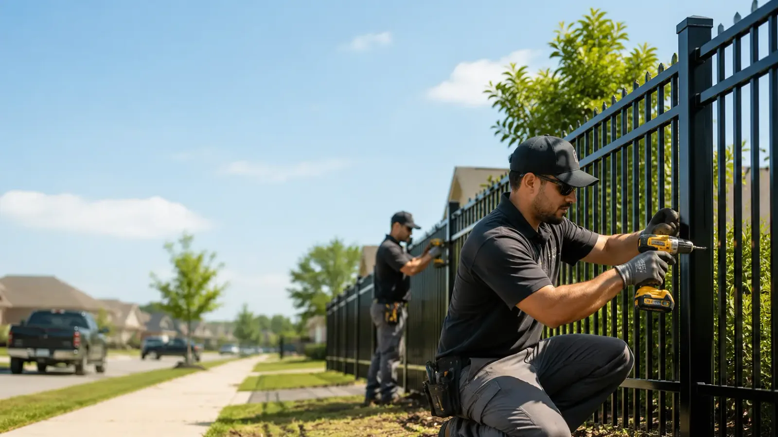 Metal Fence Installation in Greentown, PA